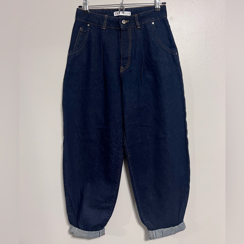 ZAR Baggy Dark Blue Denim Jeans